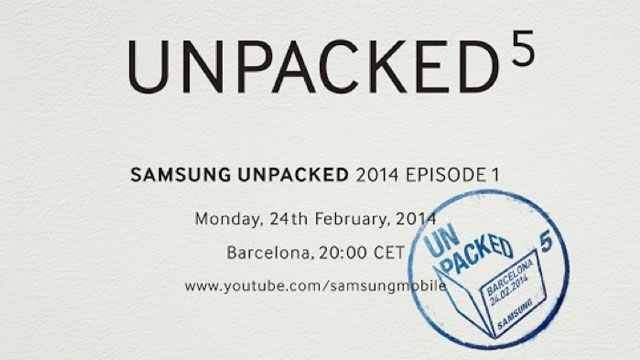 Samsung Unpacked 2014 is on February 24th in Barcelona!