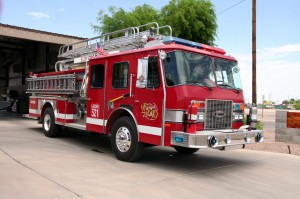 2008 Firetruck on the road to phoenix 3