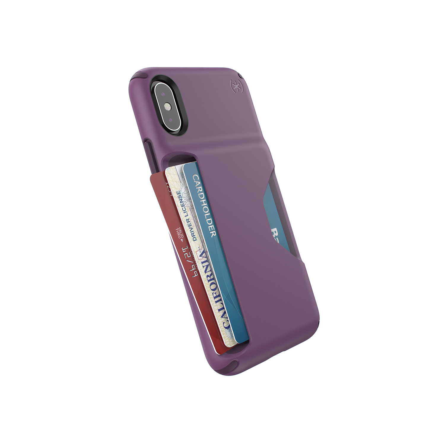 Presidio Wallet Cabbage Purple case for iPhone XS